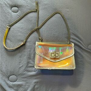 Lily Pulitzer Holographic Chain Strap Bag